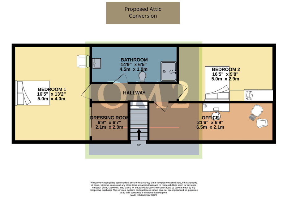 Proposed Attic Floor Plan